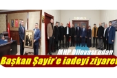 MHP Dilovası İlçe Başkanı Demiray'dan  Başkan Şayir’e iadeyi ziyaret 