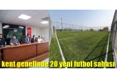 Büyükşehir'den kent genelinde 20 yeni futbol sahası