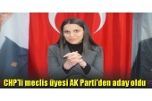 CHP’li meclis üyesi İnci Aydemir AK Parti’den aday oldu